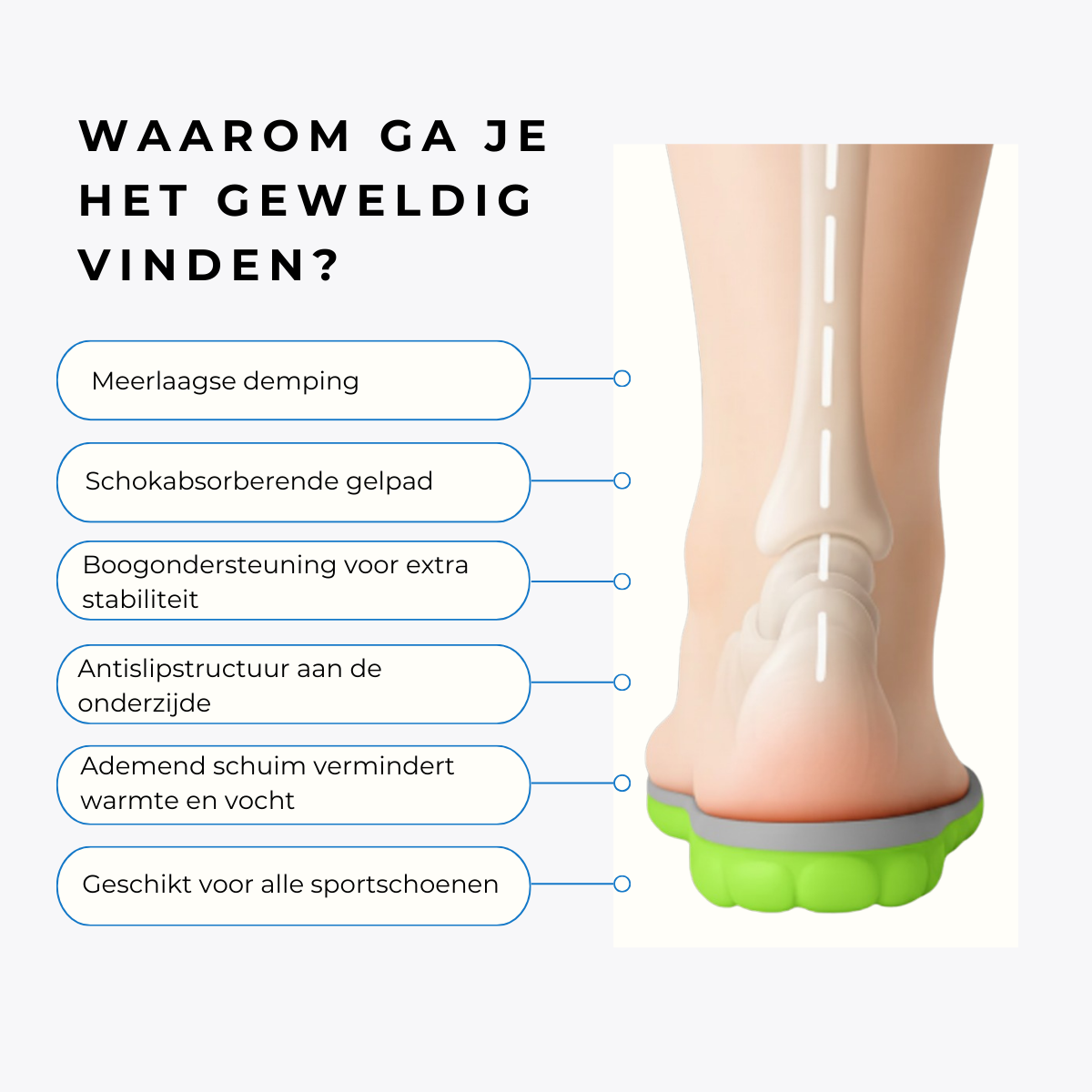 ProShock™ Padel Performance Inlegzolen