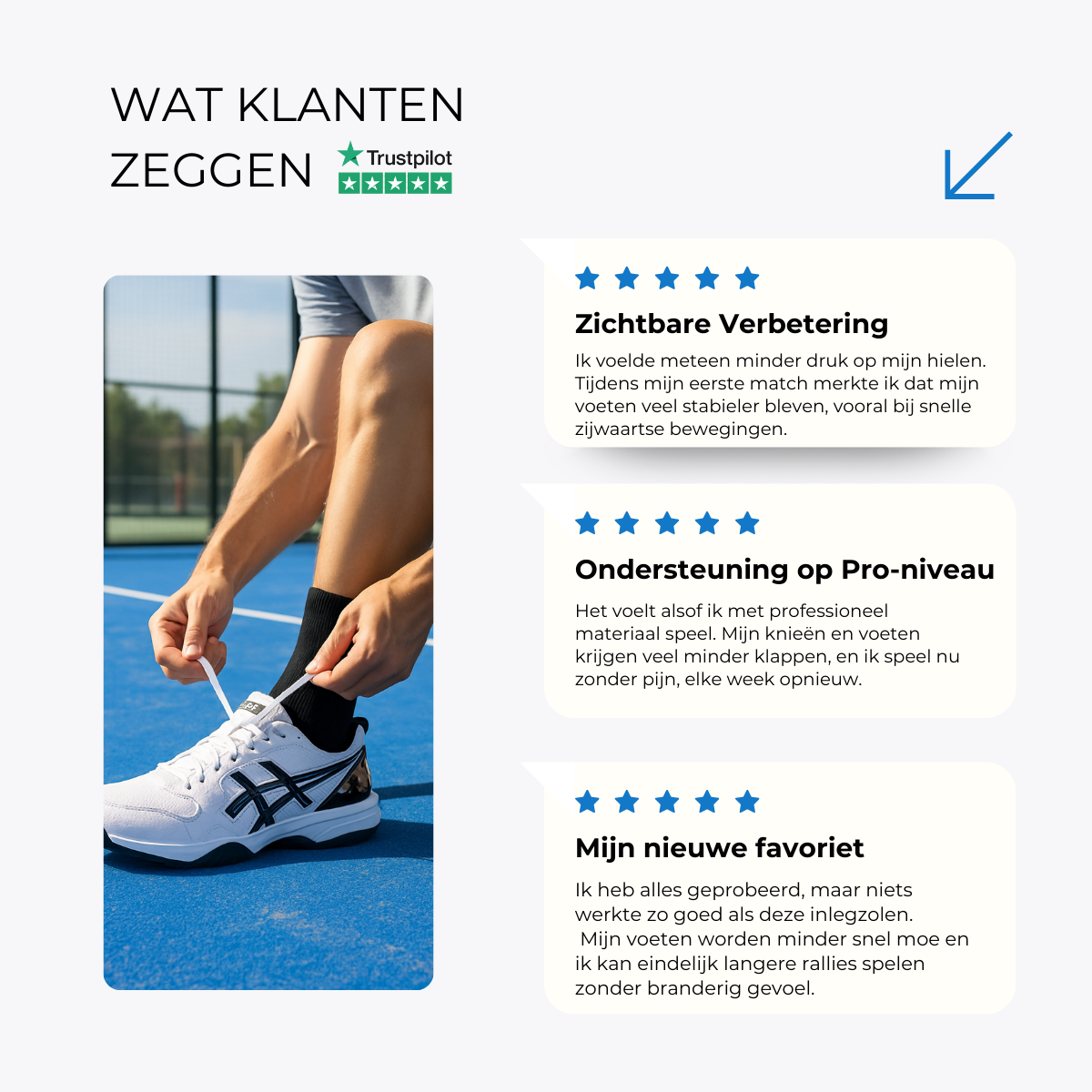 ProShock™ Padel Performance Inlegzolen